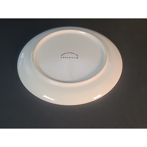 Vintage Paradox Set Of 4 Flower Dessert Plates/Salad 7" in diameter  BOHO- Italy - Picture 9 of 14